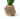 Unique planter pot DISC in beige by Woodland Pulse