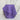 Purple modern plant pot.