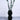 A black vase with eucalyptus. This is a modernist vase from Woodland Pulse's unique vases collection. This is a small vase.