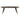 Dark oak coffee table.